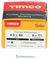 45040SOLOZ - 4.5mm x 40mm Pozidriv Double Countersunk ZP Solo Chipboard & Wood Screws, 200 Pack