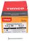 45050SOLOZ - 4.5mm x 50mm Pozidriv Double Countersunk ZP Solo Chipboard & Wood Screws, 200 Pack