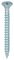 60060SOLOZ - 6mm x 60mm Pozidriv Double Countersunk ZP Solo Chipboard & Wood Screws, 200 Pack