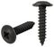 D03499 - 3.5mm x 12.5mm Pozidriv Flange Head Black Zinc Plated Self Tapping Screws, 50 Pack