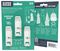 SH031-W - Everyday Plastic Storage Hooks, White - 3 Pack
