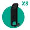 SH031-BK - Everyday Plastic Storage Hooks, Black - 3 Pack