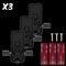SH032-BK - Multi Hook Plastic Storage Hooks, Black - 3 Pack