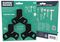 SH033-BK - Capture Hook Plastic Storage Hooks, Black - 3 Pack