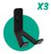 SH034-BK - Tech Hook Plastic Storage Hooks, Black - 3 Pack