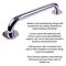 VY471P - 450mm Stainless Steel Bathroom Grab Bar