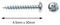 CFX104CS - Twist No Drill Self Driving Plasterboard Wall Fixings, 24 Pack