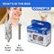 CFX122BS - M5 x 40mm Spike No Drill Self Driving Plasterboard Wall Fixings, 8 Pack