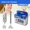 CFX132BL - M5 x 60mm Spike No Drill Self Driving Plasterboard Wall Fixings, 8 Pack