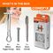 CFX201AS - M5 x 40mm Strap Heavy Duty Hollow Cavity Wall Fixings, 4 Pack