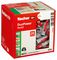 535455 - 8mm x 40mm Duopower Plasterboard Wall Plugs, 100 Pack