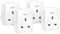 TAPO P100(4-PACK) - Tapo Mini Smart WiFi Sockets, 13A, Pack of 4