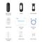 VDP5M-UK - Smart 2K+ Wired PoE Video Doorbell with Chime