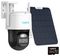 TMB4MS2M64-UK - TrackMix Dual-Lens PTZ WiFi Security CCTV Camera with Motion Tracking & Solar Panel, IP65