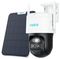 TM4G4MS2M64-UK - TrackMix Dual-Lens PTZ WiFi Security CCTV Camera with Motion Tracking & Solar Panel, IP65