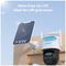 TM4G4MS2M64-UK - TrackMix Dual-Lens PTZ WiFi Security CCTV Camera with Motion Tracking & Solar Panel, IP65