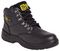 SS806SM 9 - Safety Hiker Boots, Black Size 9