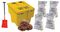 250KG GRIT BIN PACK - 250kg Yellow Grit Bin Kit with Rock Salt and Shovel
