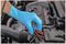 93897 - Robust Strong Blue Nitrile Disposable Gloves - Medium, 100 Pack