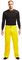 70480 310 L - Voss Trousers, Waterproof - Yellow Large