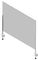 PROSCREEN1 - Proscreen Desk Mounted Protective Plexiglass Screen - 100cm x 75cm x 4cm