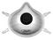 BEK130-002-M00 - P3 (FFP3) Valved Disposable Respiratory Dust Masks, 5 Pack
