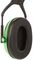 X1A - 27 dB Headband Ear Defenders, Black/Green