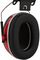 X3P3 - 32 dB P3E Helmet Mounted Ear Defenders, Black/Red