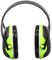 X4A - 33dB Headband Ear Defenders, Black/Bright Green