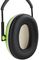 X4A - 33dB Headband Ear Defenders, Black/Bright Green
