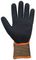 PG24182 - Latex Dual Dipped Water Repellent Thermal Gloves, Orange/Black - Medium