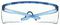 SF3701SGAF-BLU-EU - SecureFit&trade; 3700 Anti-Fog Overspectacles, Clear Lens