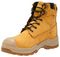 JAMESTOWN 12 - Jamestown Side Zip Water Resistant Safety Boots, Honey - Size 12