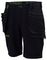 WHISTLER 36W - Whistler 4-Way Stretch Lightweight Work Shorts, Black - W36"
