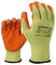 990410 - Latex Dipped Gripper Builders Gloves - Orange/Yellow, XL (10)