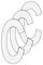 GH698C - Letter C - Wheelie Bin Self Adhesive Waterproof Sticker Letters, 3 Pack