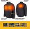 DCHJ093D1-M - 18V XR Heated Water Resistant Lightweight Puffer Jacket Kit - Black, Medium