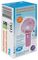 EH1951P - 4.5W Mini USB Rechargeable Hand Held Fan with Strap, Pink