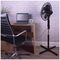EH1826BLK - 16" Oscillating Pedestal Fan with Timer and Remote Control, Black