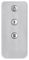 BSMPLINHEATREMSS - 2 kW Kitchen Plinth Heater with Remote, Stainless Steel