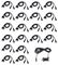 16674 - 40mm LED Decking Lights, White 20 Pack
