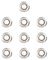 18924 - 40mm LED Decking Lights, Warm White 10 Pack