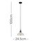 21374 - Wallace Ceiling Pendant, E27, Old Gold