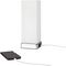 21587 - Lazio Rectangular Touch Desk Lamp with USB Charging, E27