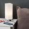 21587 - Lazio Rectangular Touch Desk Lamp with USB Charging, E27