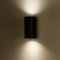 7509 VT-7652 - Up & Down Wall Light, Black, GU10, IP44