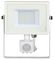 459 VT-30-S - 30W LED Floodlight with PIR, 6400K, 2400lm, White, IP65