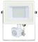 VT-30-S 457 - 30W LED Floodlight with PIR, 2400lm, 3000K, White, IP65