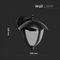 VT-731 7047 - Top-Mounted Wall Light, E27, IP44