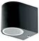 VT-7651 7508 - Round Down Wall Light, Black, GU10, IP44